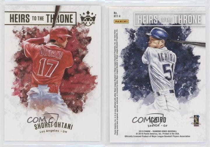 大谷翔平 イチロー2019 Panini Diamond Kings Heirs