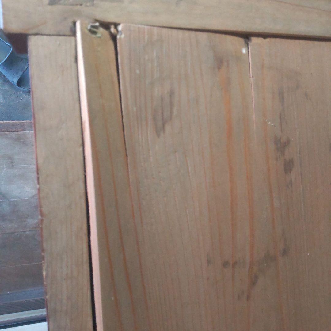 昭和レトロ ガラス戸棚｜引き出し付き食器棚｜古民家・カフェ什器に