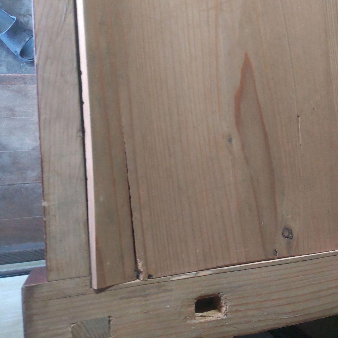 昭和レトロ ガラス戸棚｜引き出し付き食器棚｜古民家・カフェ什器に