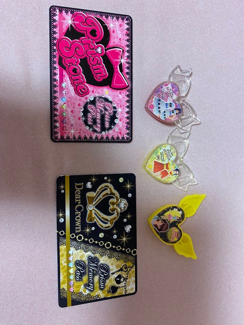 Prism Stone ハートデザイン収納ボックスとプリズムストーン・チャーム類