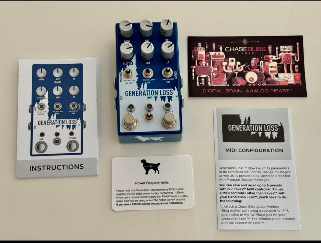 ギター Chase Bliss Generation Loss