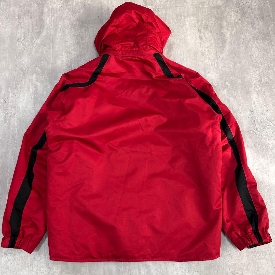 A920 美品 DESCENTE スキーウェア 上下セット メンズ M 赤×黒