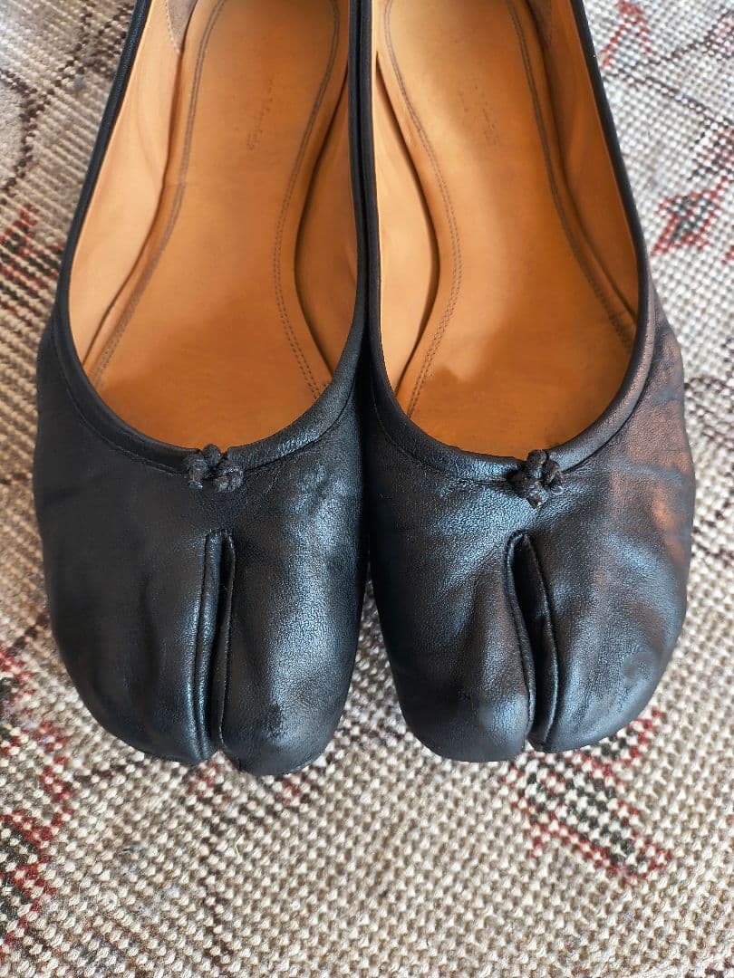 Maison Margiela│「タビ」 バレエシューズ 黒40