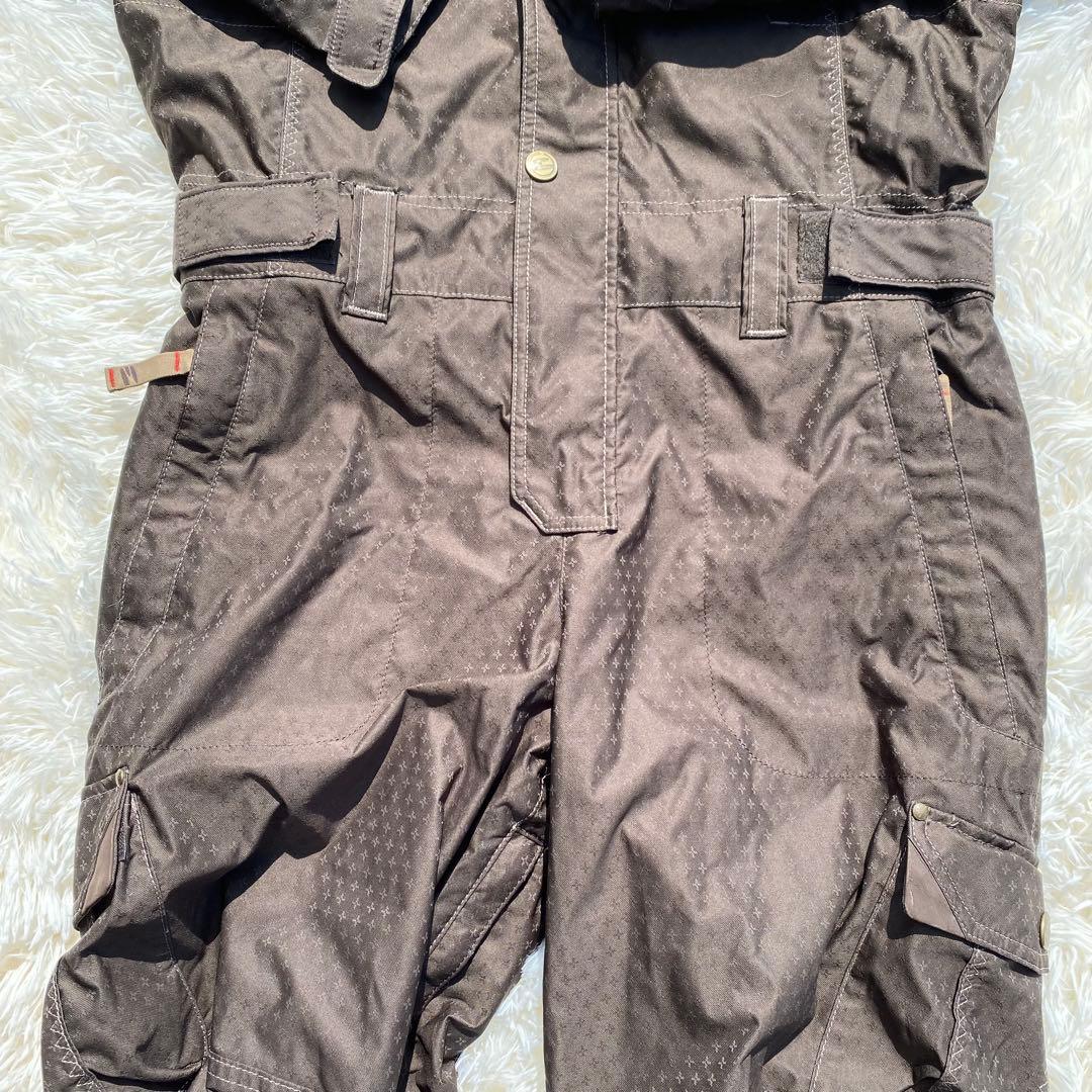 【値下交渉可】【超美品】ESTIVOスキー　スノボ　ウェア　つなぎ　ブラウン