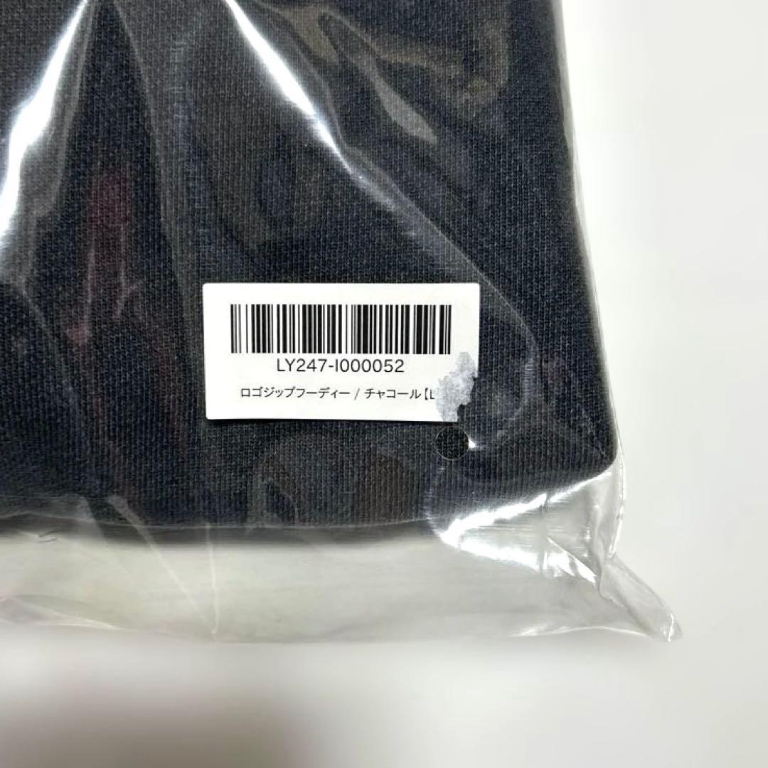 【⚠️明日値上げ予定】らっだぁ ロゴジップフーディー 黒 L
