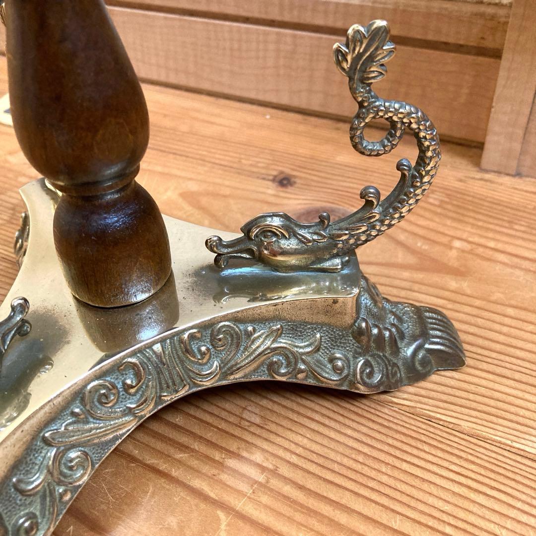 スモーカーズスタンド　アッシュトレイ 灰皿　真鍮