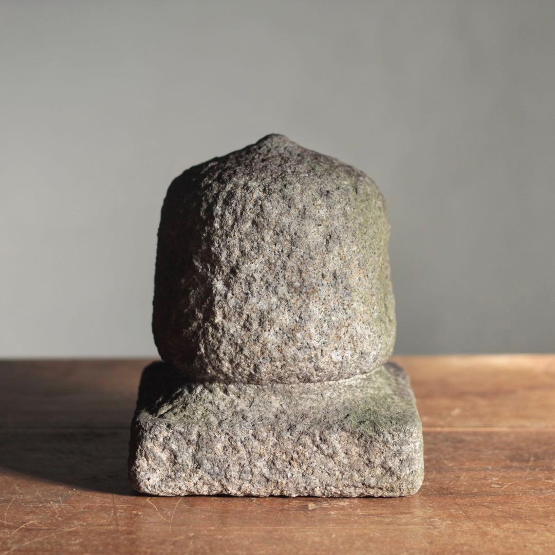 石製 宝珠 石燈籠 仏教美術 古道具 アンティーク オブジェ