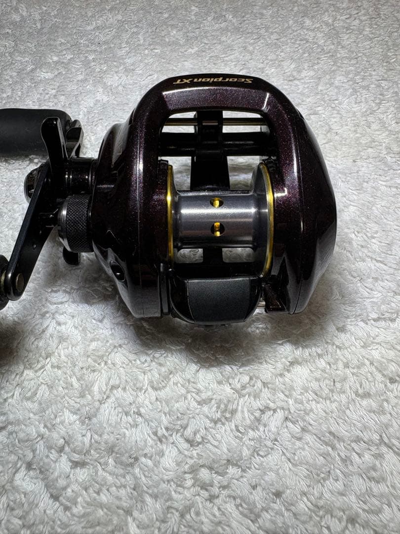 【美品】SHIMANO ScorpionXT 1501-7 ベイトリール 左巻き
