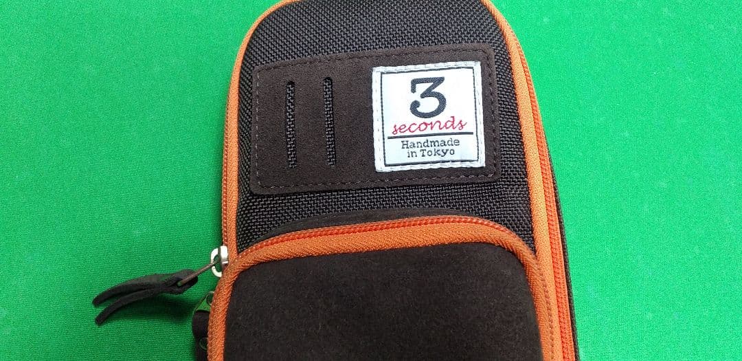 【限定品】3 seconds ソフトケース　ブラウン/オレンジ　2B4S