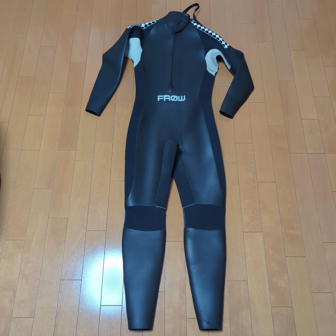 FRQW フルスーツ M ブラック膝パッド付き