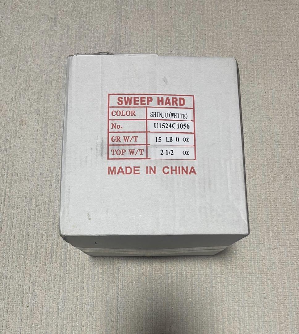 仲*屋様 SWEEP HARD ボウリングボール 15ポンド 白 即日発送可