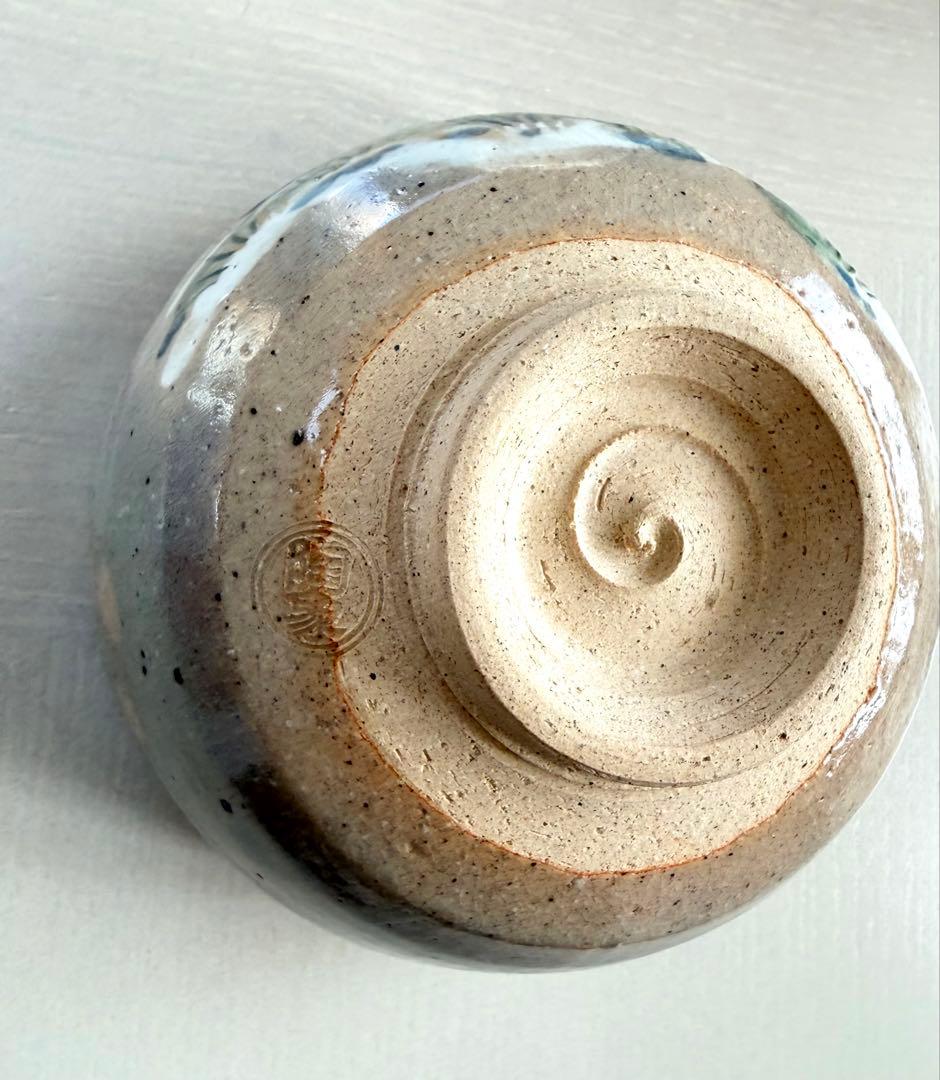 乾山　草苅図　茶碗　寺尾陶象作　京焼