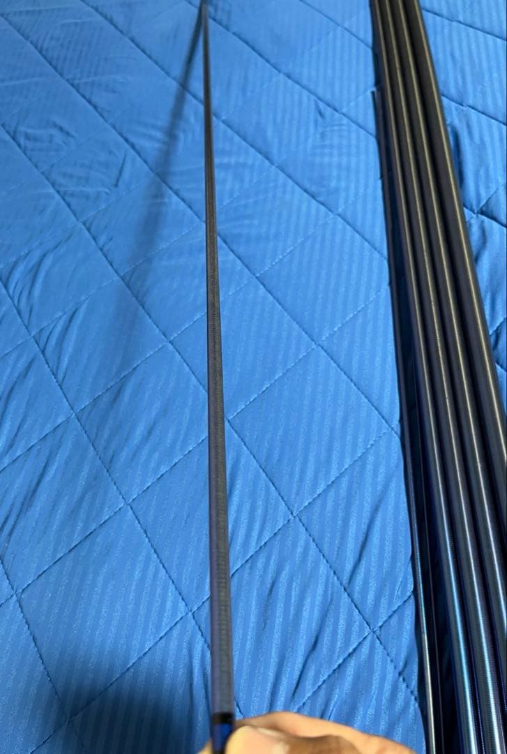 ジャンク鮎竿ダイワ銀影エアAテクニカル90Q SMTソリッド替穂先付き