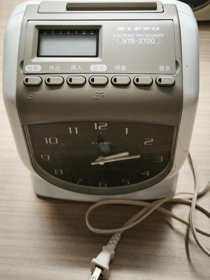 【ぐーみ様用】NIPPO タイムレコーダー NTR-2700　2台セット