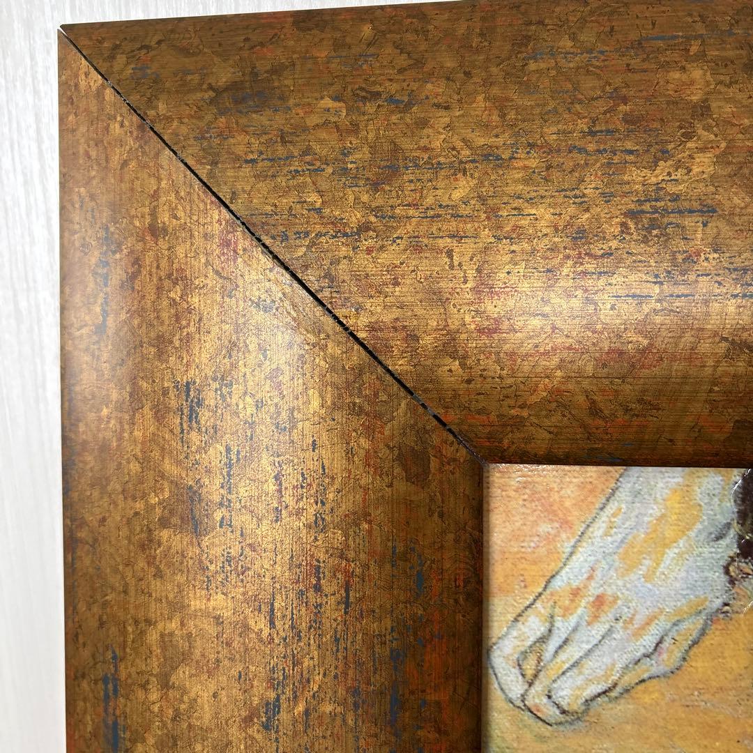 グスタフ・クリムト 接吻 ダークブラウンフレーム　アートフレーム