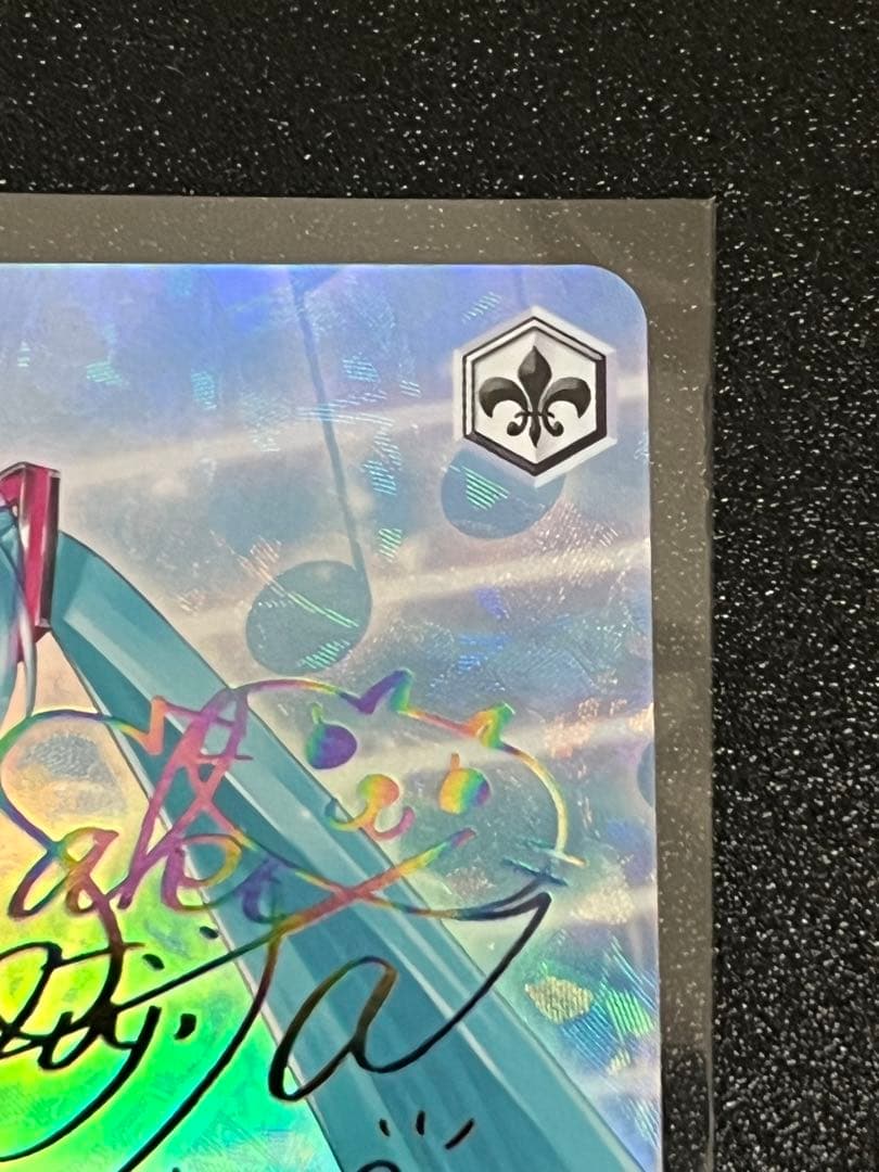 【最終値下】ヴァイスシュバルツ　新しいセカイ　初音ミク　sp サイン