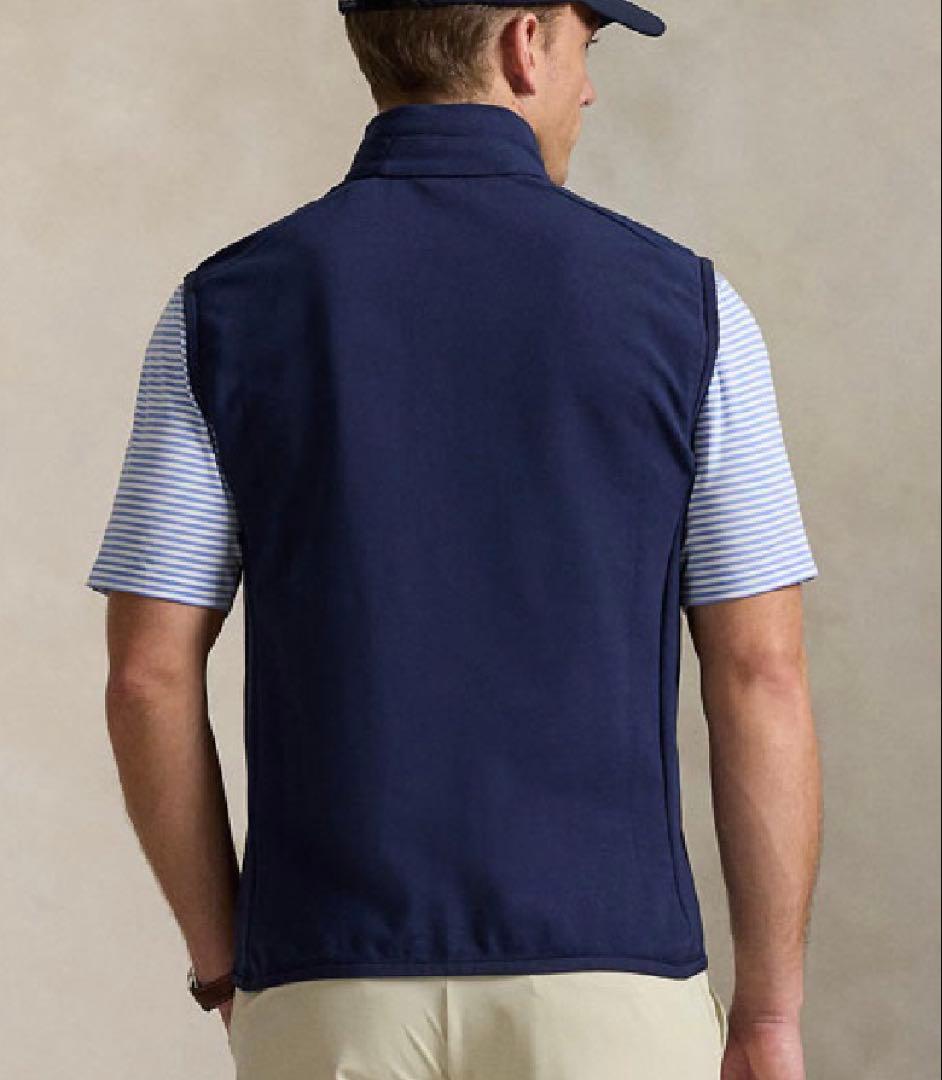 【新品】RLX ラルフローレン ゴルフ フルジップベスト L ネイビー