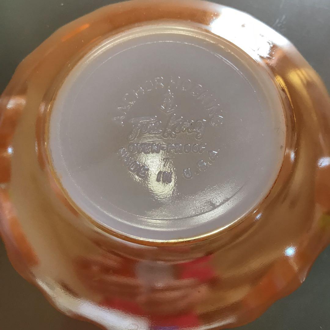 fire king  デミタスカップ&ソーサー６客セット