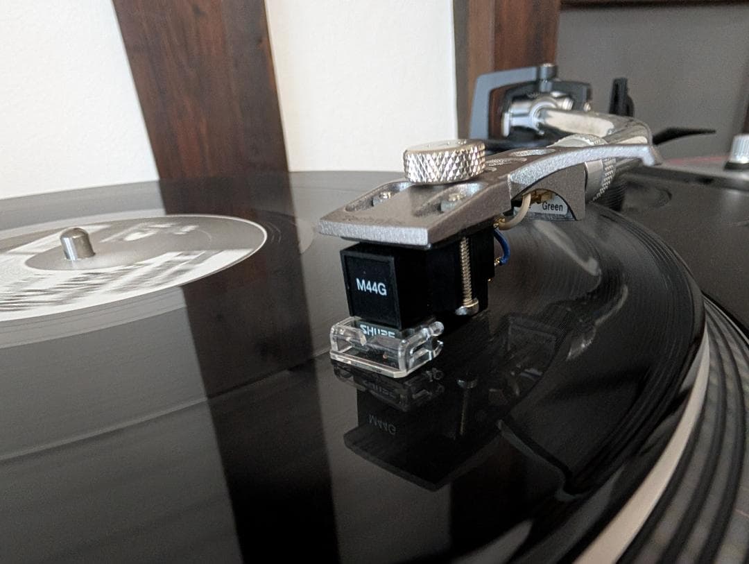 【希少・完実電気】SHURE M44G 純正ケース・ウェイト・予備ビス完備 美品