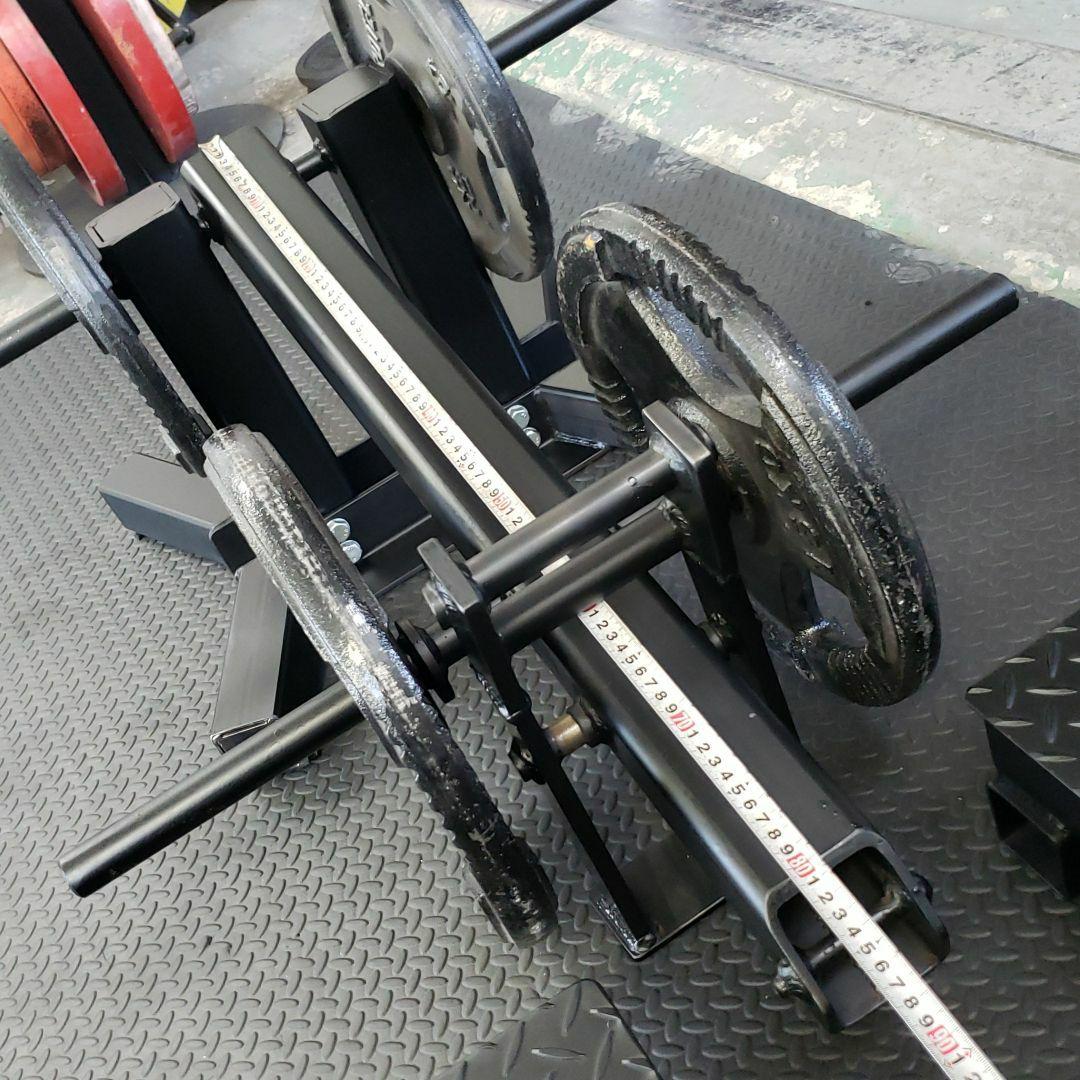 ミニベルトスクワットマシン　トレーニング　フイットネス　プレート２８mm