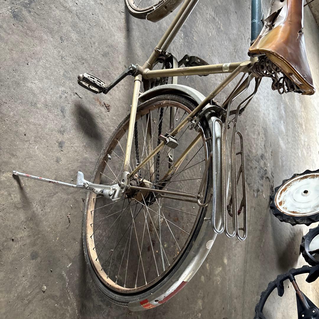 ベージュ シティサイクル 前照灯付き引き取り限定
