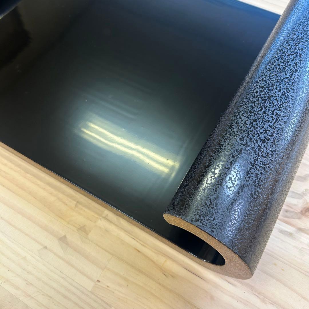 石目乾漆 巻足花台/作・組橋泰公 二代目 仁斉(証明書 箱アリ) 輪島塗 木製