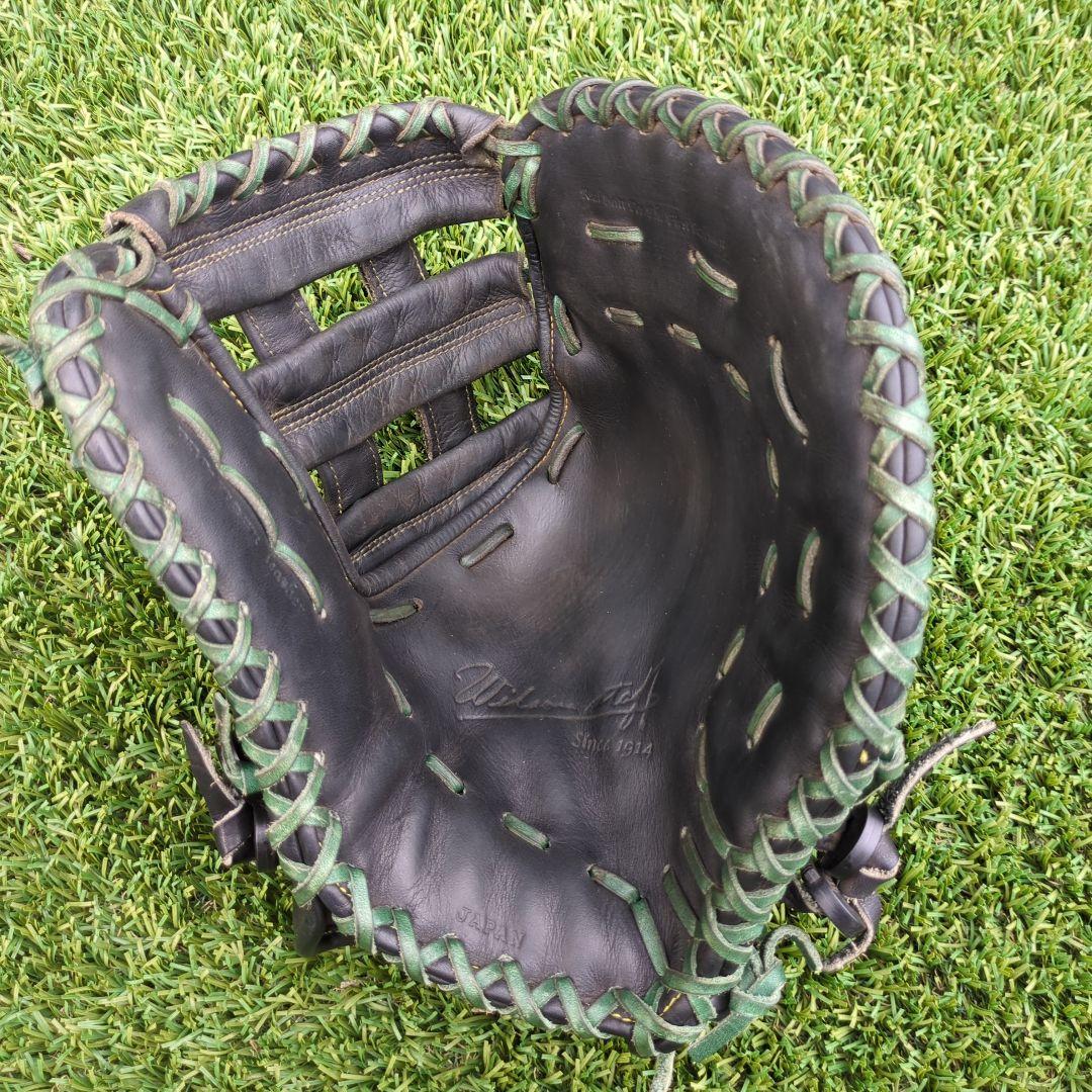 ウィルソン　軟式　ファーストミット　小指２本　日本製