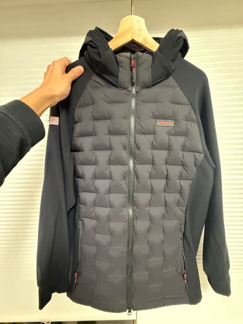 ブリーフィング ゴルフウェア 中綿ジャケット 秋 冬 メンズ : ブラック