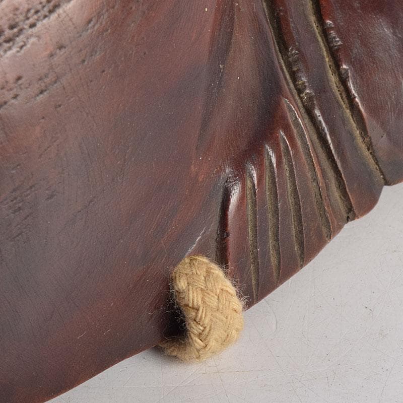 能面　能楽　雅楽　木彫　春画　お多福　D　R8937