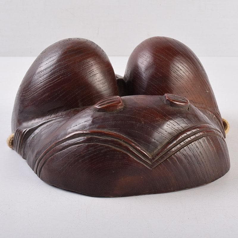 能面　能楽　雅楽　木彫　春画　お多福　D　R8937