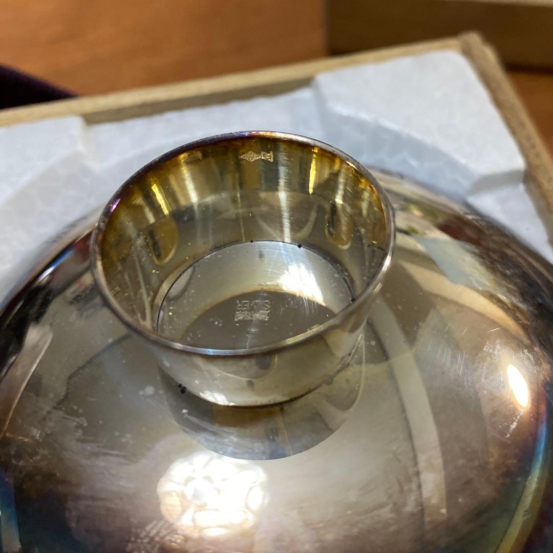 造幣局製　内閣総理大臣贈　銀盃　銀杯