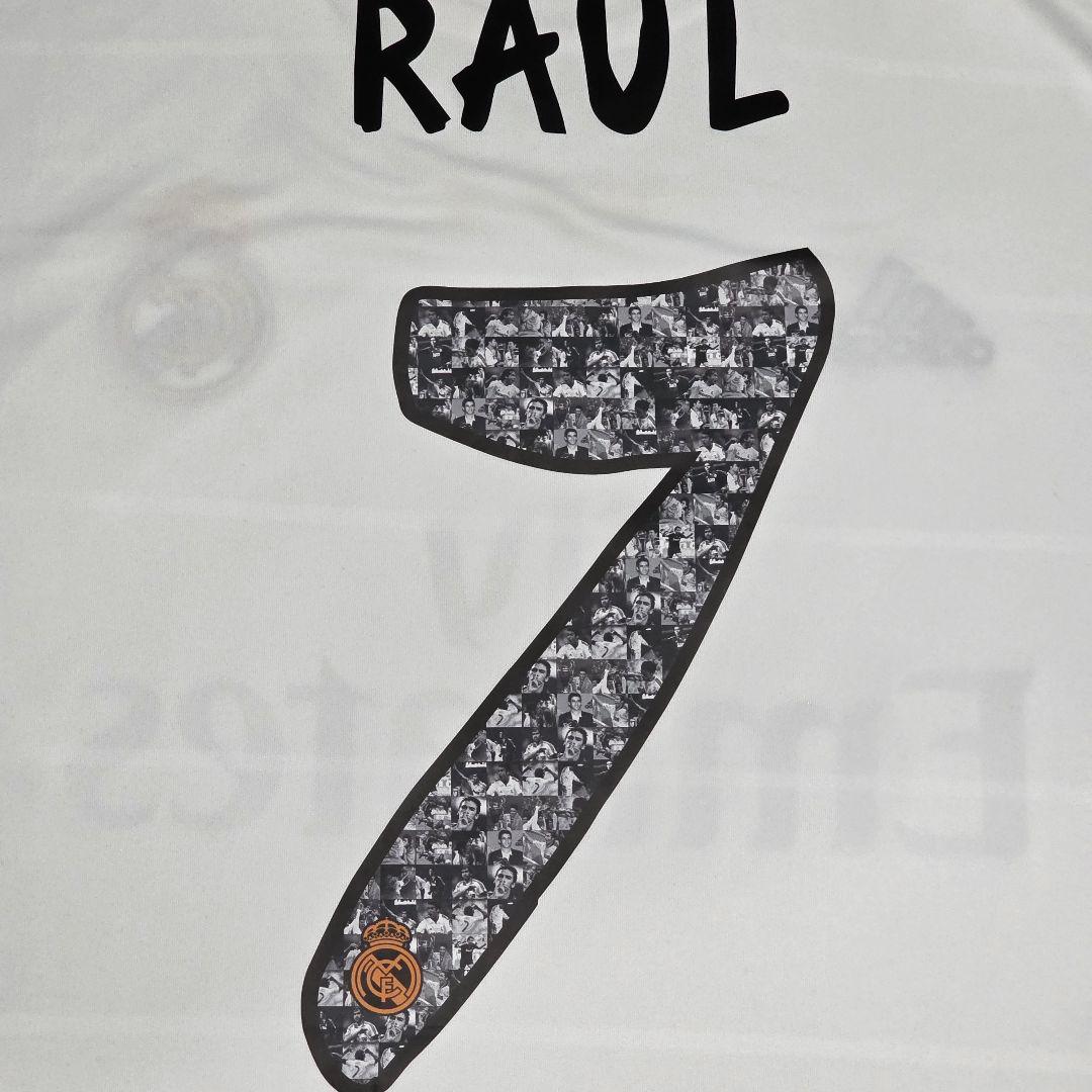 【未使用】レアルマドリード　ラウール　引退記念　ユニフォーム　4XO　アディダス