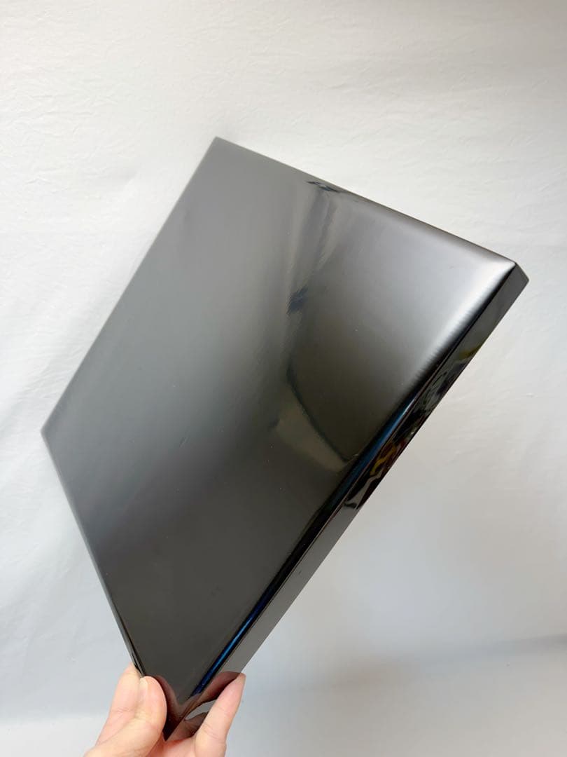 美品 懐石道具 輪島塗り 木製黒真塗 会席膳 四方膳 5客揃 銘々盆