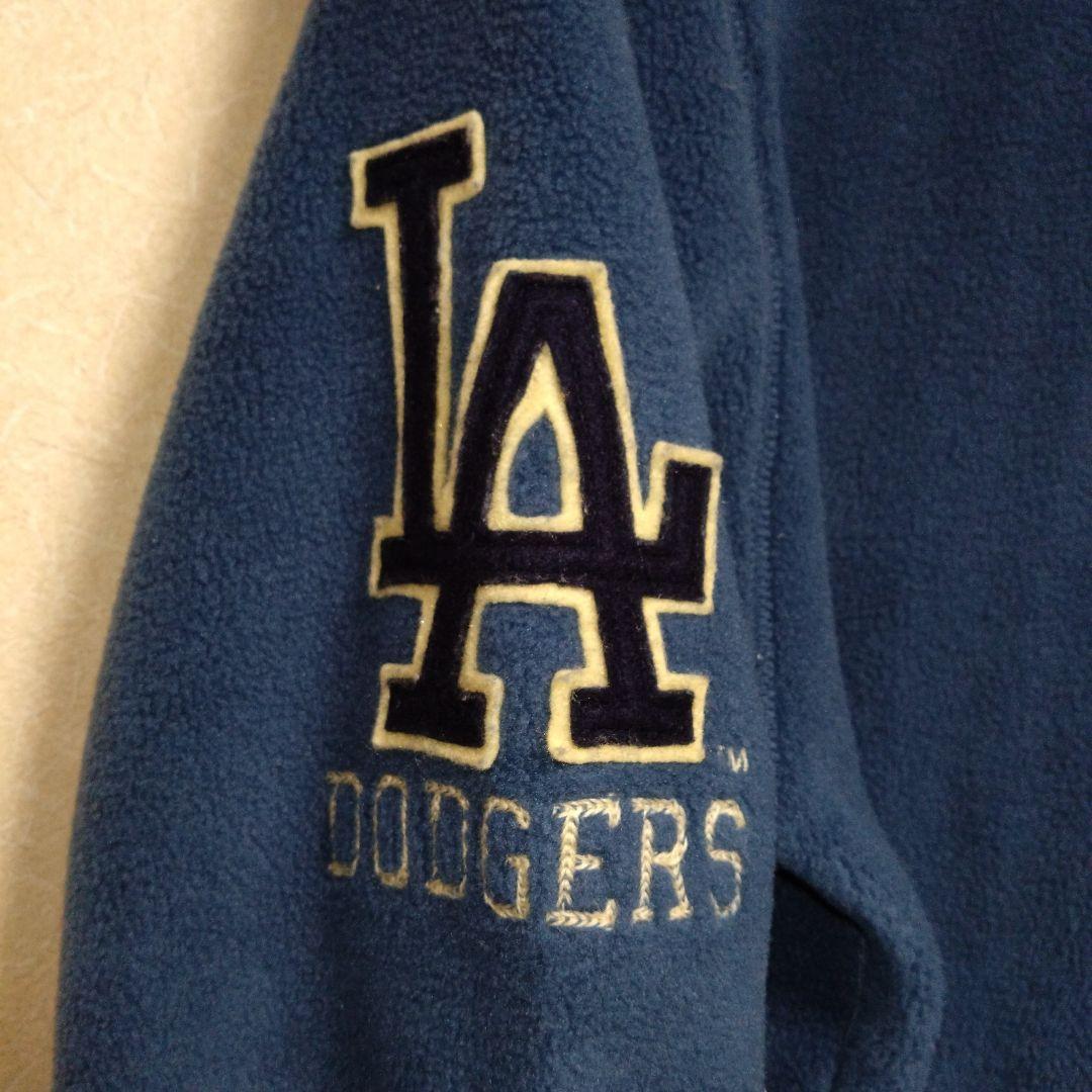 【希少美品】ユニクロ ドジャース　フリース　ジャケット　 メンズ　XL　深青