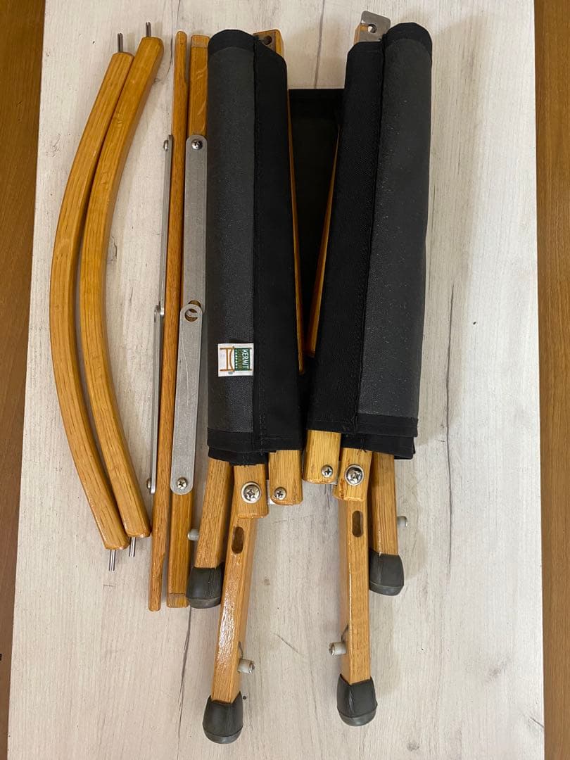 美品★良品★カーミットチェア★ブラック黒キャンプ