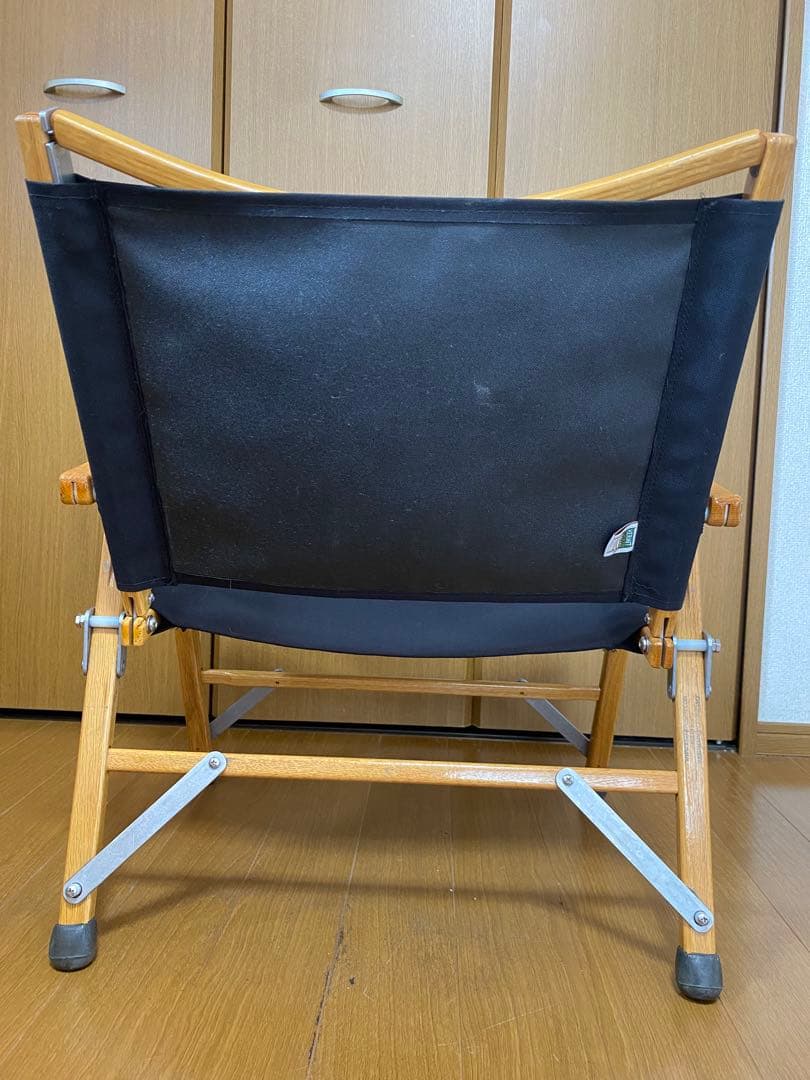 美品★良品★カーミットチェア★ブラック黒キャンプ