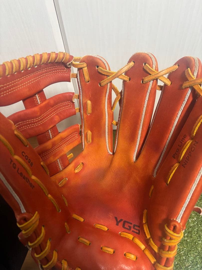 硬式用　日本製　プロライン　CG98 YGS 山本グラブスタジオ　外野手　コユニ