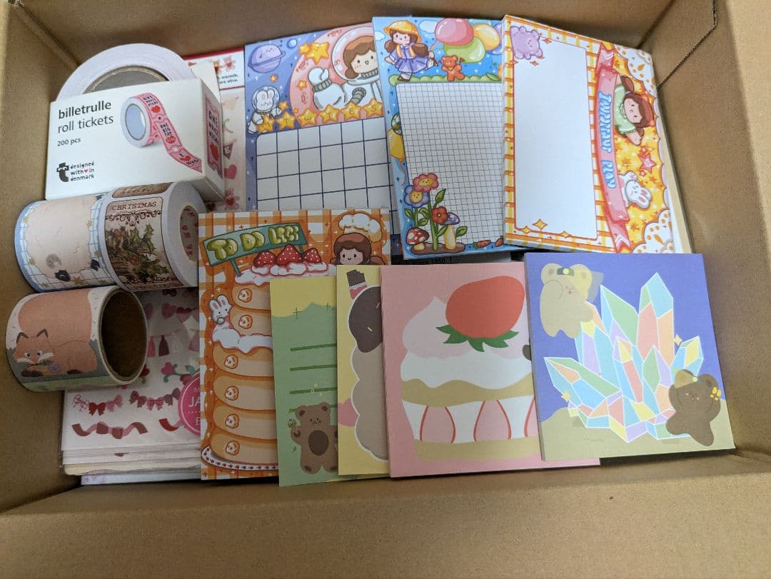 メモ帳　シール大量ぼっくすB　８０サイズ