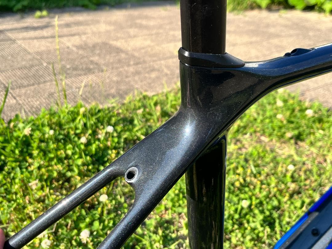 たこちゃんGIANT TCR カーボンフレーム ブラック/ブルー