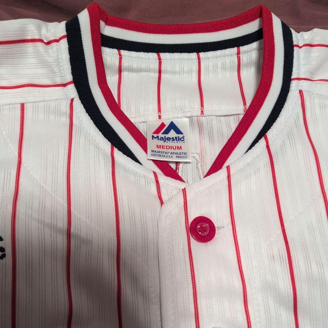 川端選手優勝ワッペン付きレプリカユニフォーム◯ヤクルトスワローズ