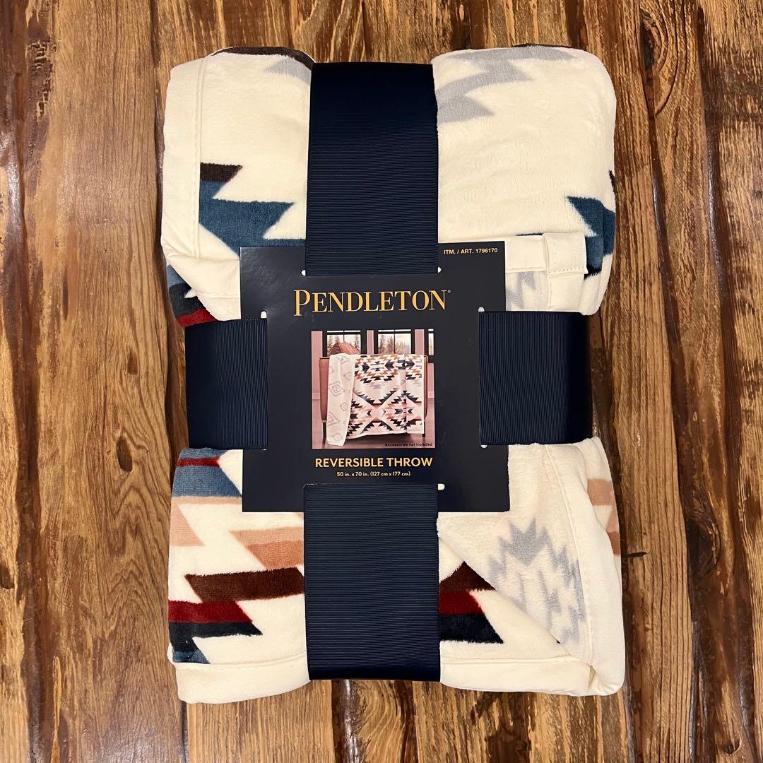 ペンドルトン リバーシブル ブランケット 毛布 ひざ掛け 2点セット