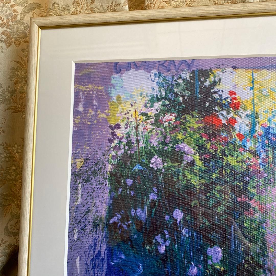 トレンツ　リャド　ジヴェルニーの若枝　額装品