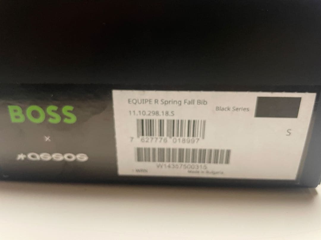 ASSOS xBOSS EQUIPE R SPRING FALLビブショーツS