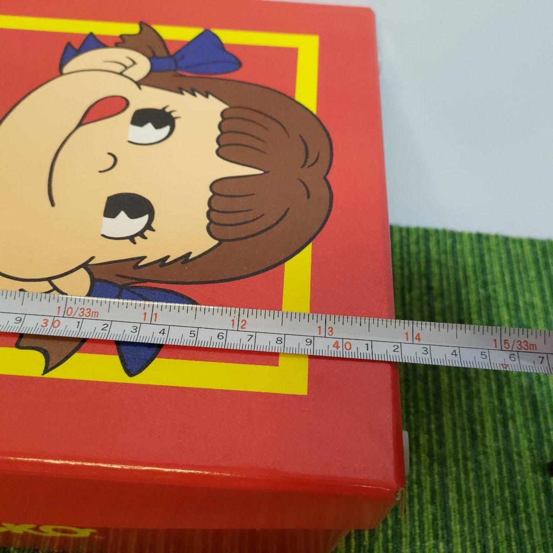 激レア 昭和レトロ 極美品 ペコちゃん 取手付の箱 不二家 Peko