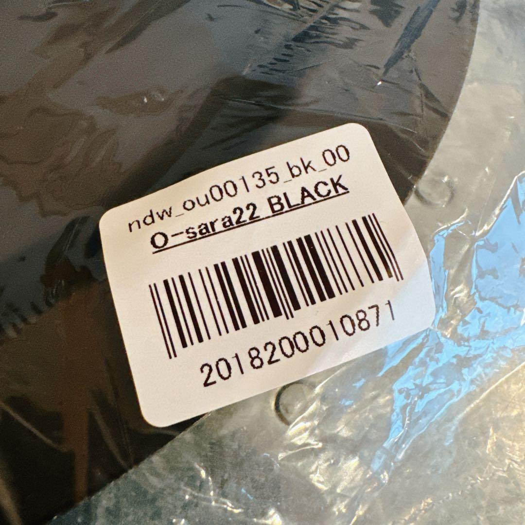 ★neru design works O-sara22 2枚ブラック BK 皿