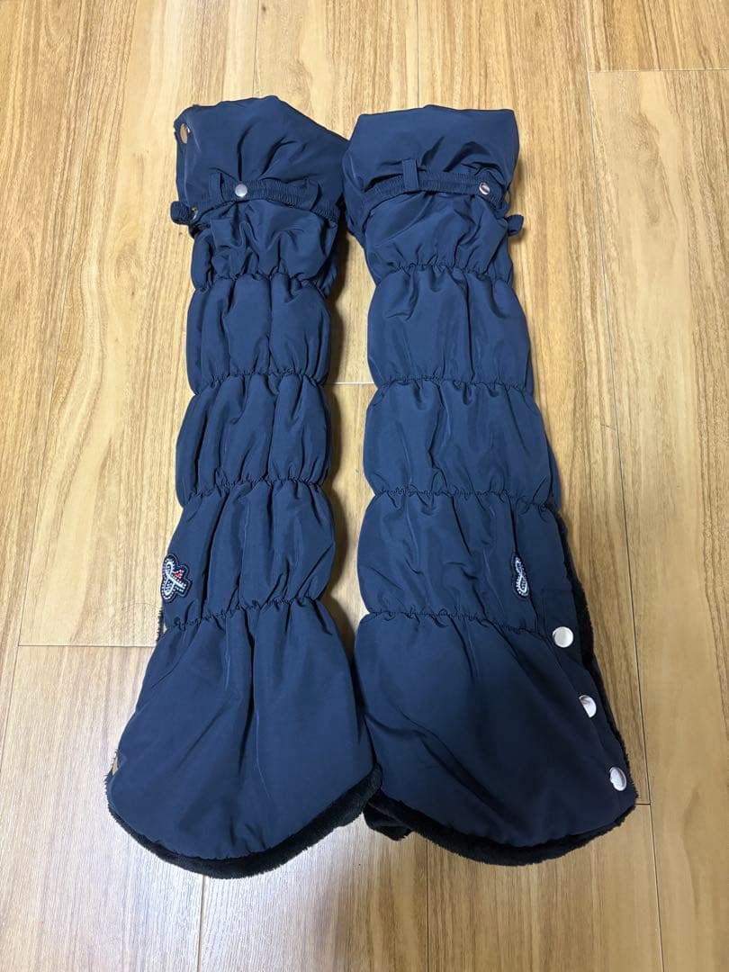 and per se 中綿レッグウォーマー　ネイビー