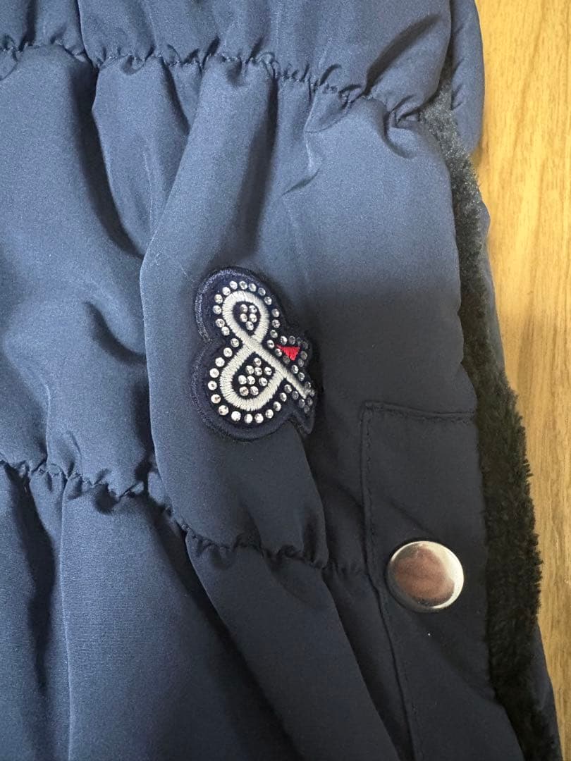 and per se 中綿レッグウォーマー　ネイビー