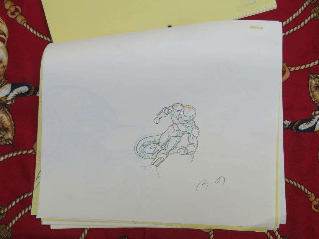 メ*ロ様 ドラゴンボール セル画 原画 フリーザ ベジータ 当時品