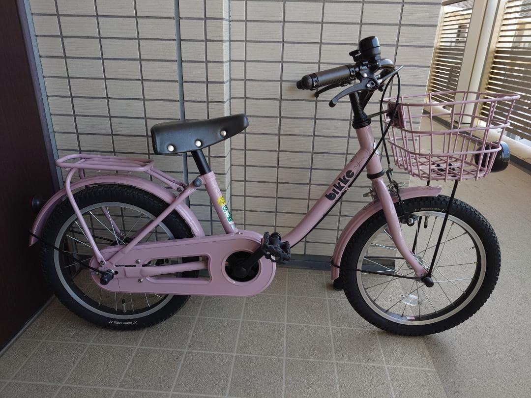 あんな【bikke m ビッケ】子供用自転車 オールドローズ 16インチ