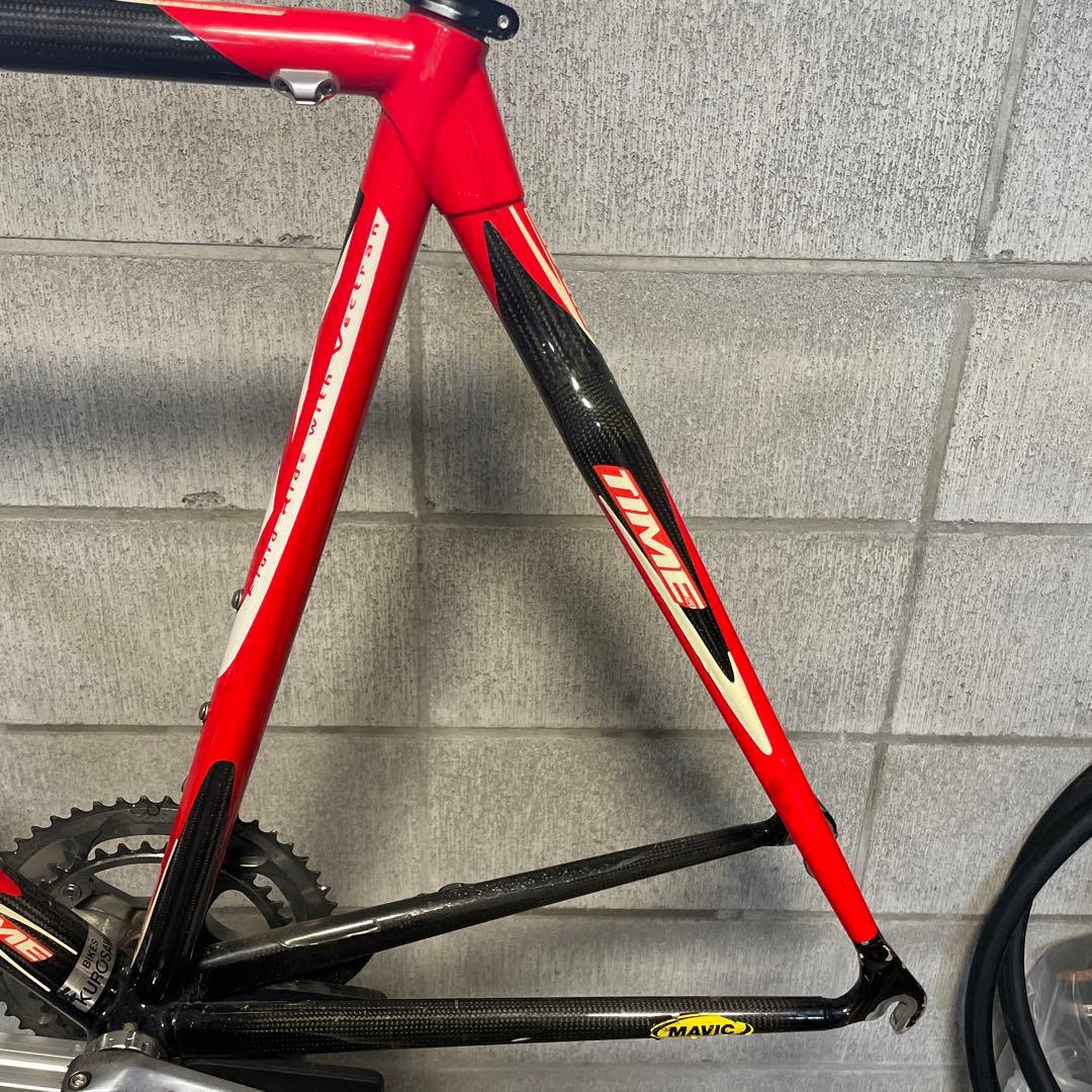 TIME ロードバイクフレーム DURA-ACE付き